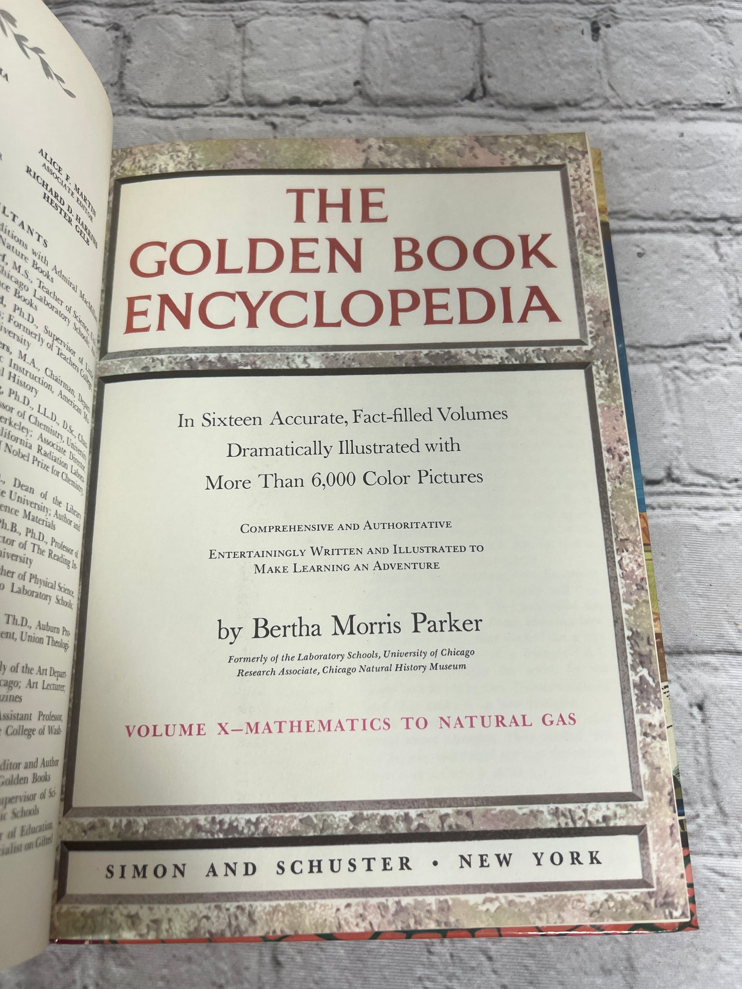 The Golden Book Encyclopedia Book 10 by Bertha Parker [Simon & Schuster · 1959]