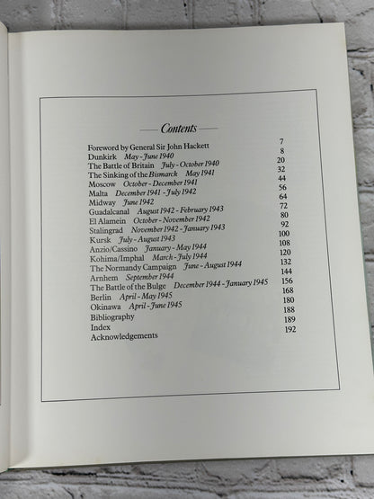 Great Battles of World War II by John MacDonald [1st Print · 1993]