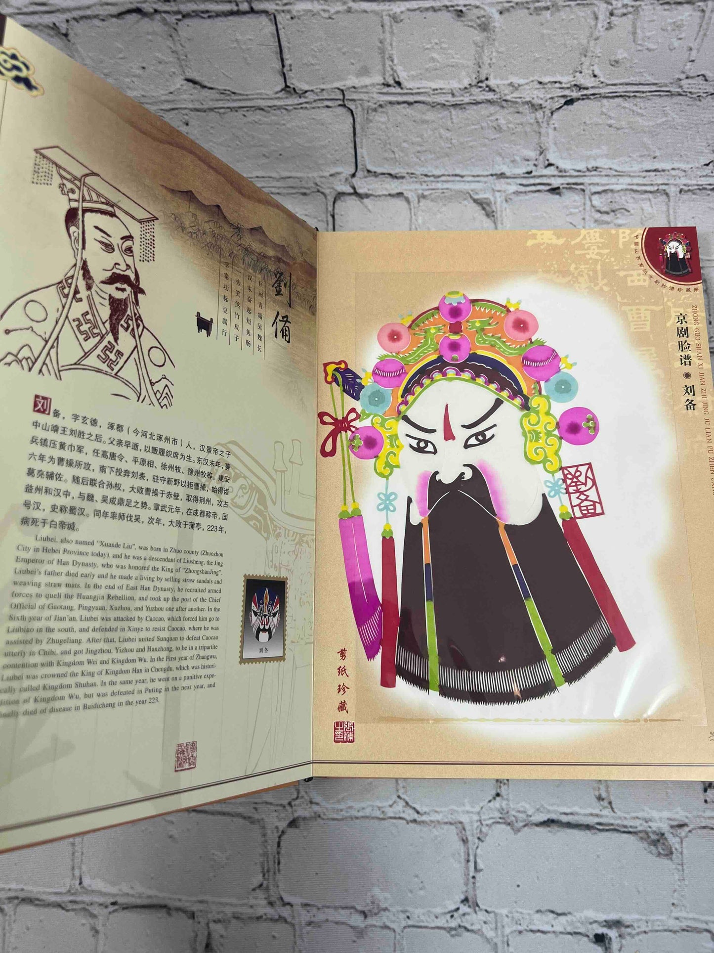 Chinese Peking Opera Facial Masks: Paper Cutting