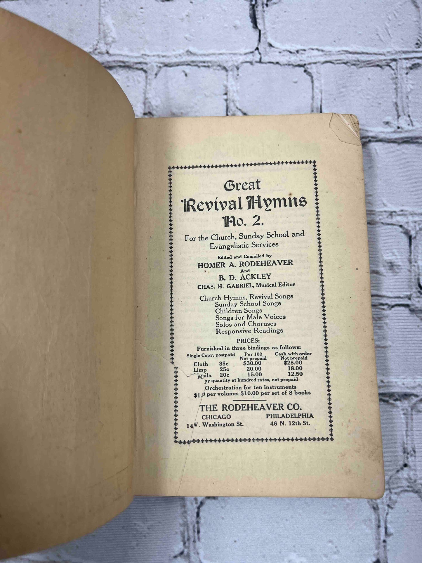 Great Revival Hymns no. 2