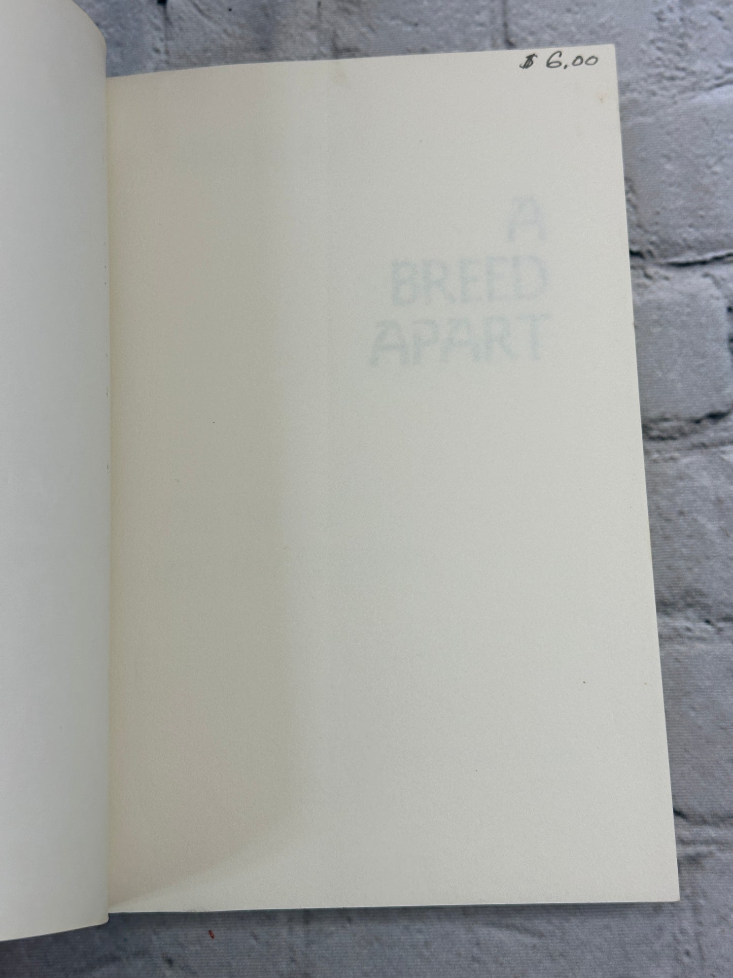 A Breed Apart: The Horses and the Players by Mike Helm [1992 · First Printing]