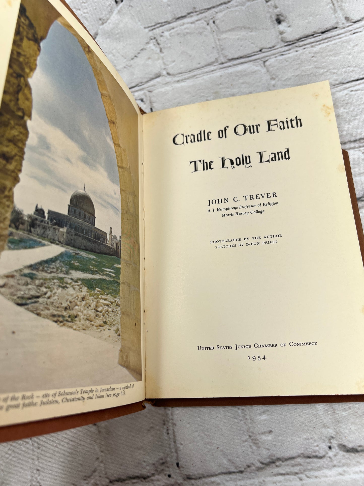 Cradle of Our Faith The Holy Land Where Lies The Common Heritage [1954 · 2nd Print]