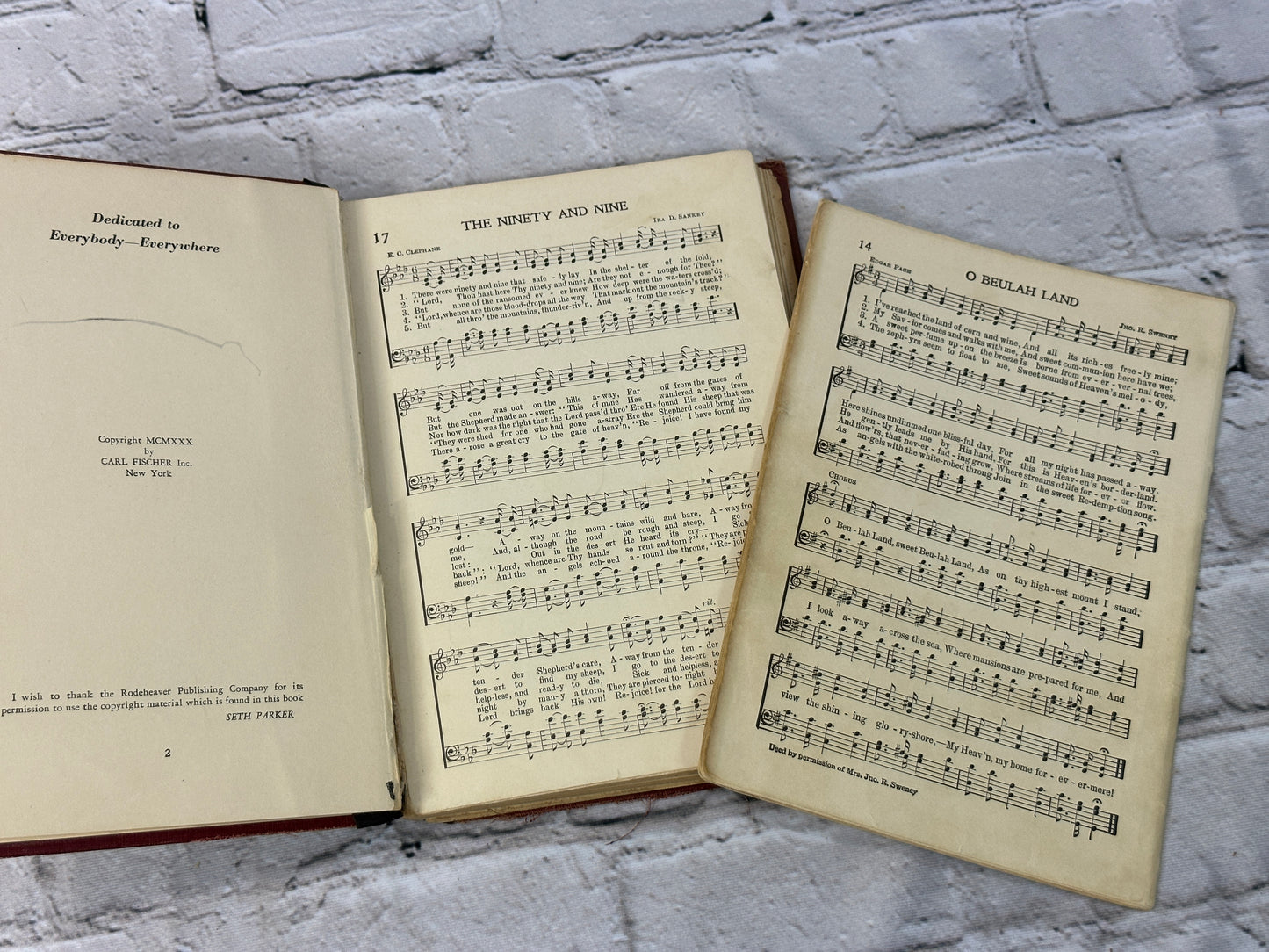 Seth Parker's Hymnal compiled by Phillips H Lord [1930]