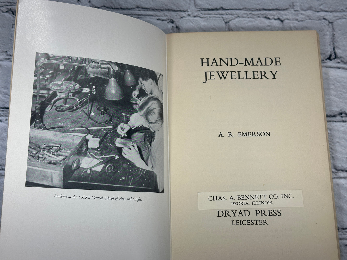 Hand-made Jewellery By A. R. Emerson [First Edition · 1953]