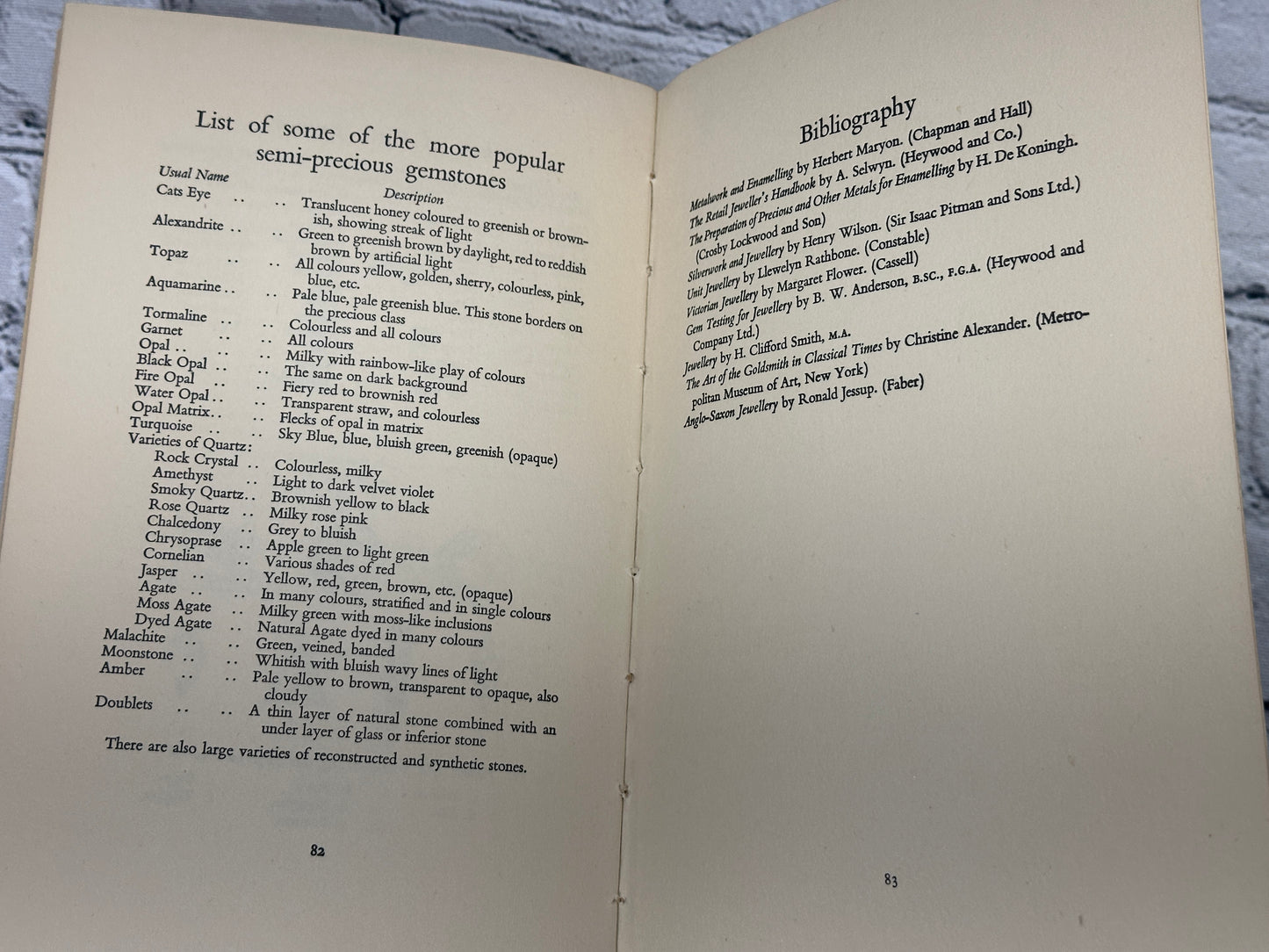 Hand-made Jewellery By A. R. Emerson [First Edition · 1953]