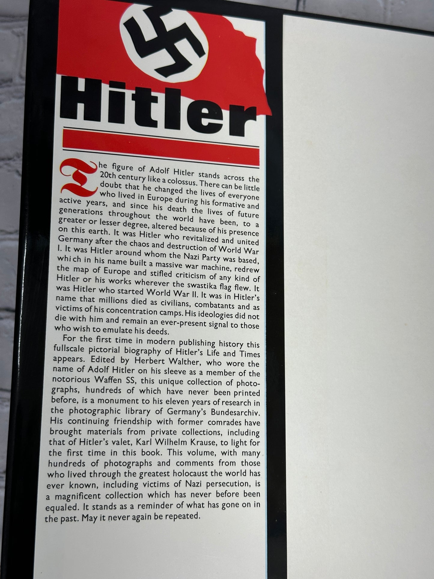 Hitler edited by Herbert Walther [1978]