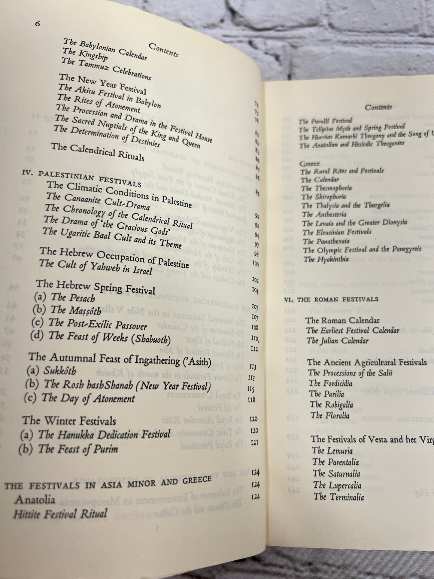 Seasonal Feasts & Festivals by E.O. James [1963 · University Paperback Edition]