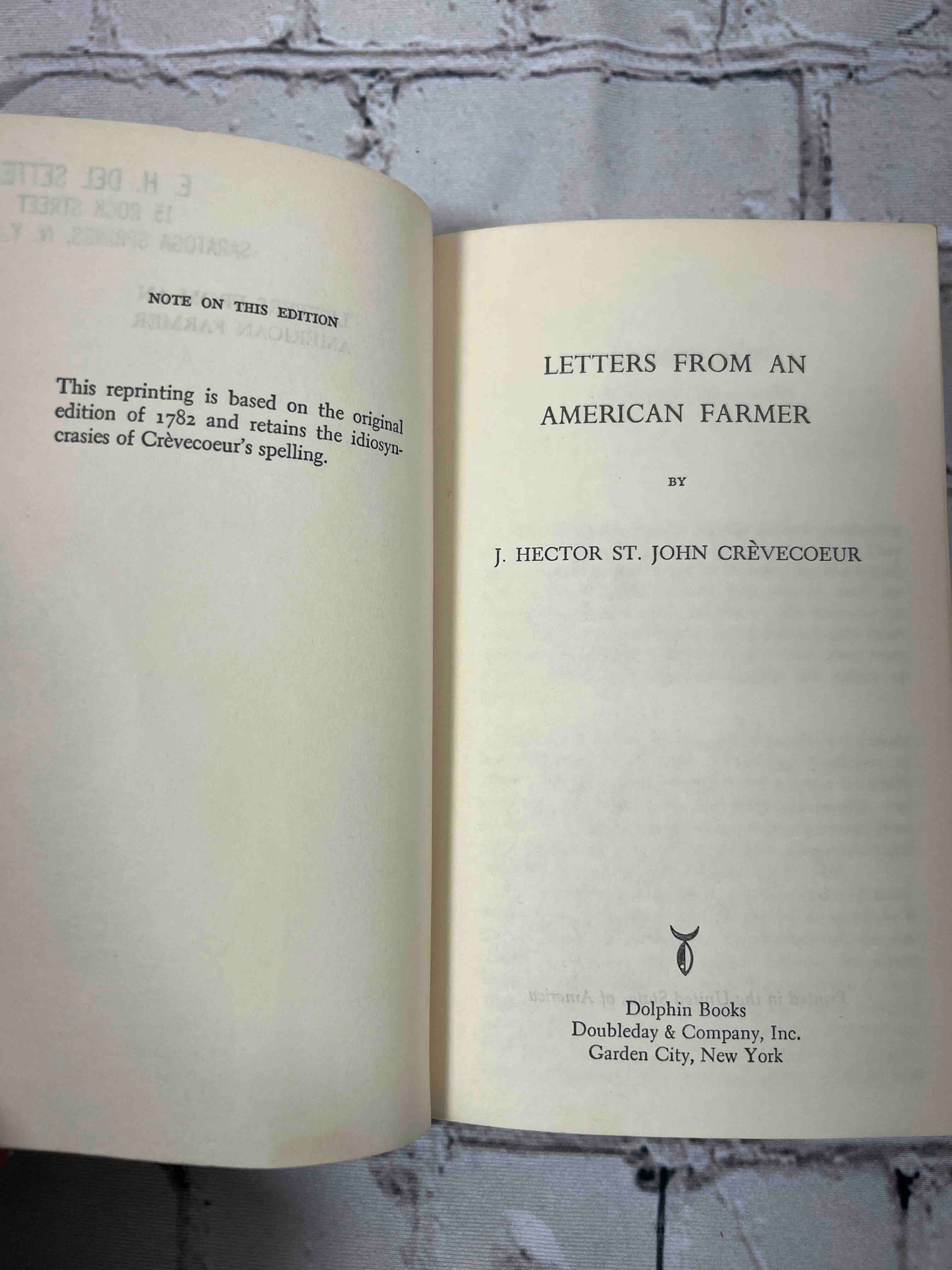 Letters from an American Farmer