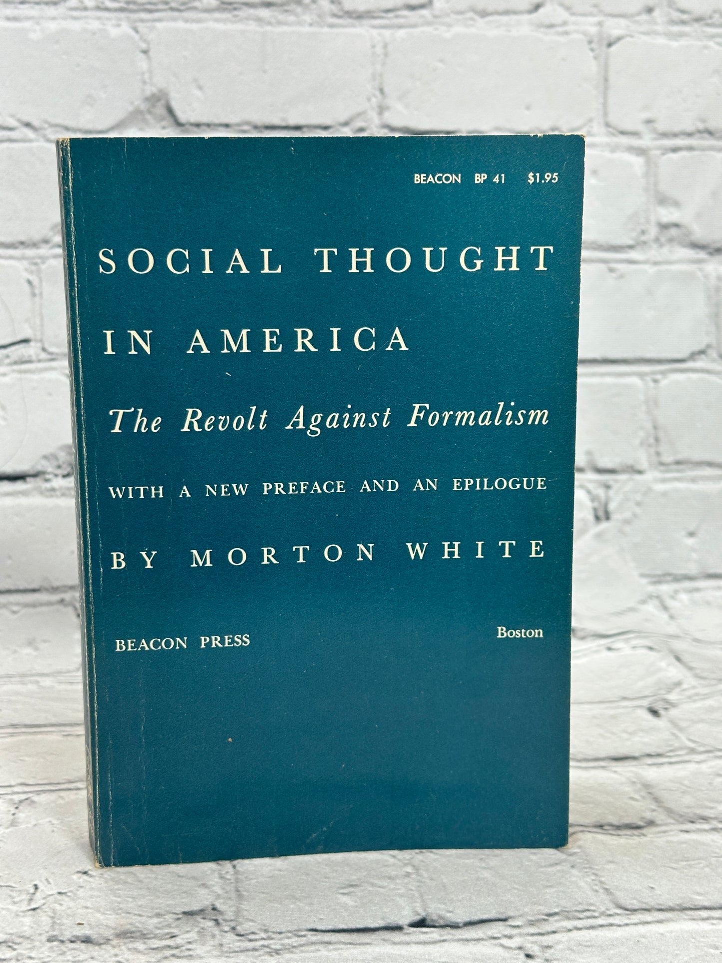 Social Thought in America by Morton White [1966]