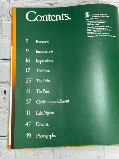 Okavango Sea of Land Land of Water By Johnson & Bannister [1st Ed · 1977]