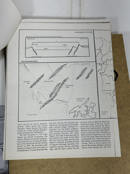Okavango Sea of Land Land of Water By Johnson & Bannister [1st Ed · 1977]