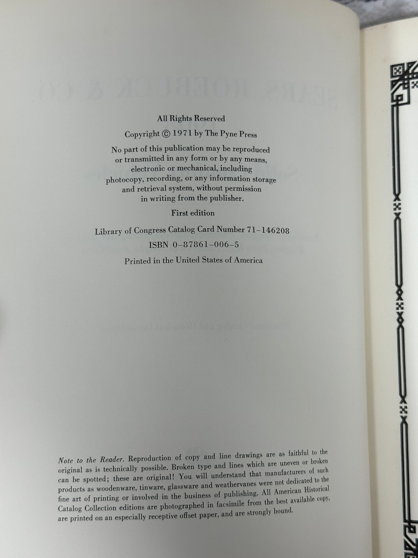 Sears, Roebuck & Co. 1908 Solid Comfort Vehicles [1st Edition · 1970]