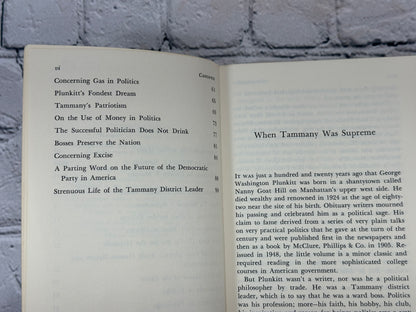 Plunkitt of Tammany Hall by William L. Riordon [1963]