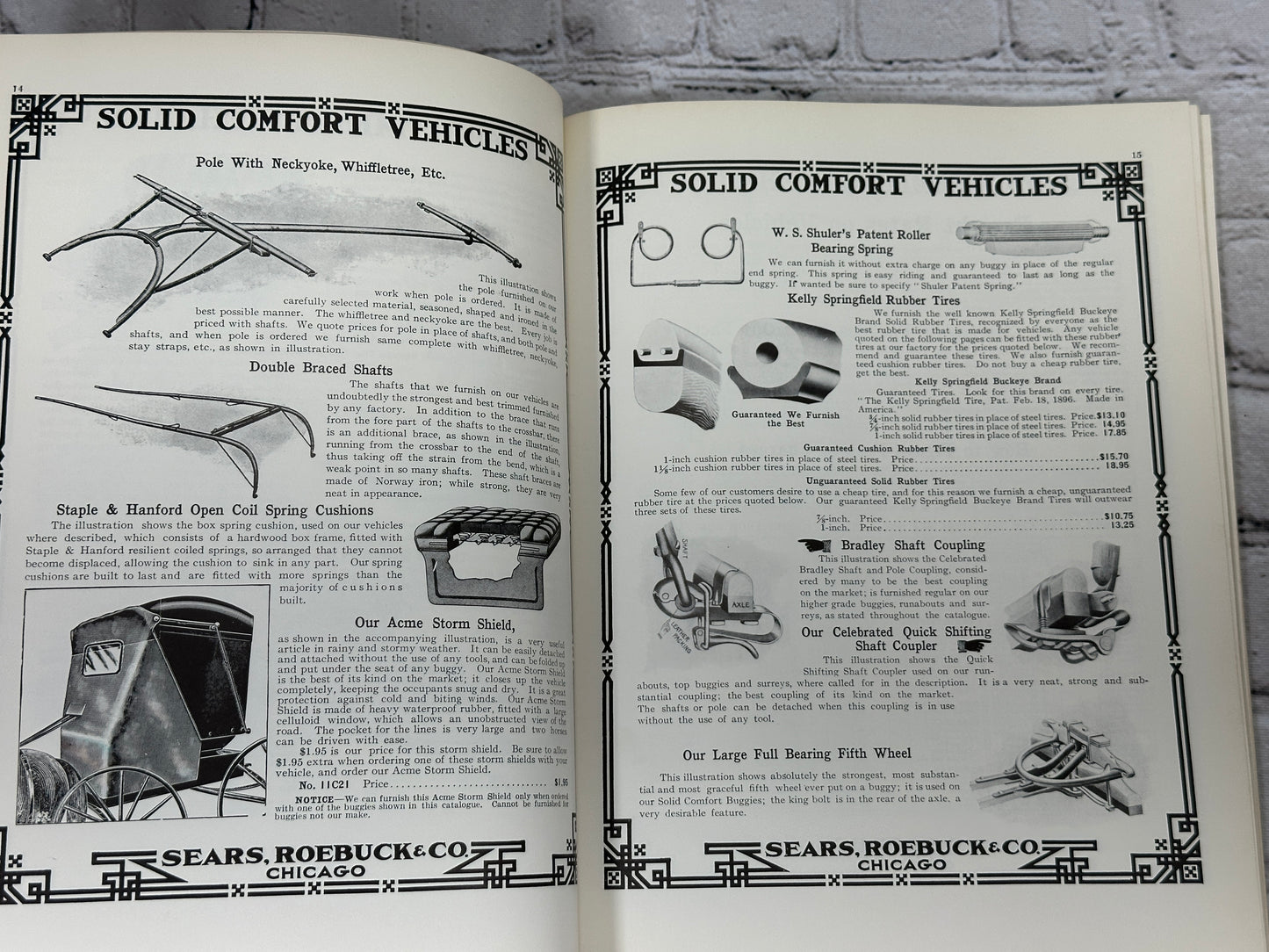 Sears, Roebuck & Co. 1908 Solid Comfort Vehicles [1st Edition · 1970]