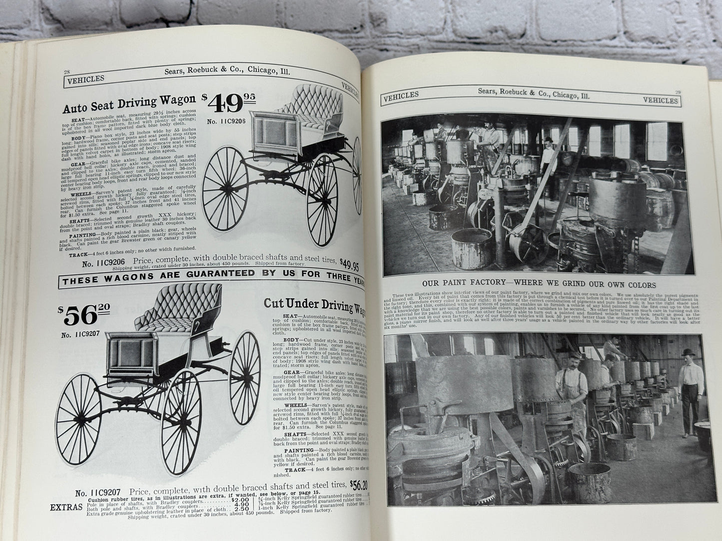 Sears, Roebuck & Co. 1908 Solid Comfort Vehicles [1st Edition · 1970]