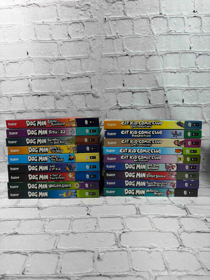 Dog Man & Cat Kid Comic (18 Volumes)