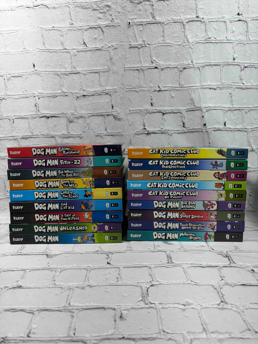 Dog Man & Cat Kid Comic (18 Volumes)