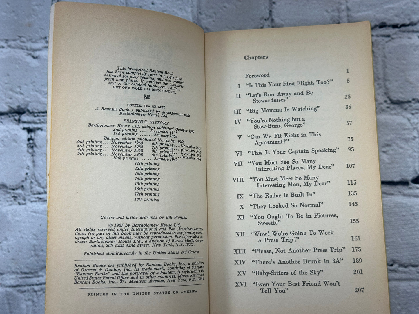 Coffee Tea or Me? By Trudy Baker & Rachel Jones [1969]