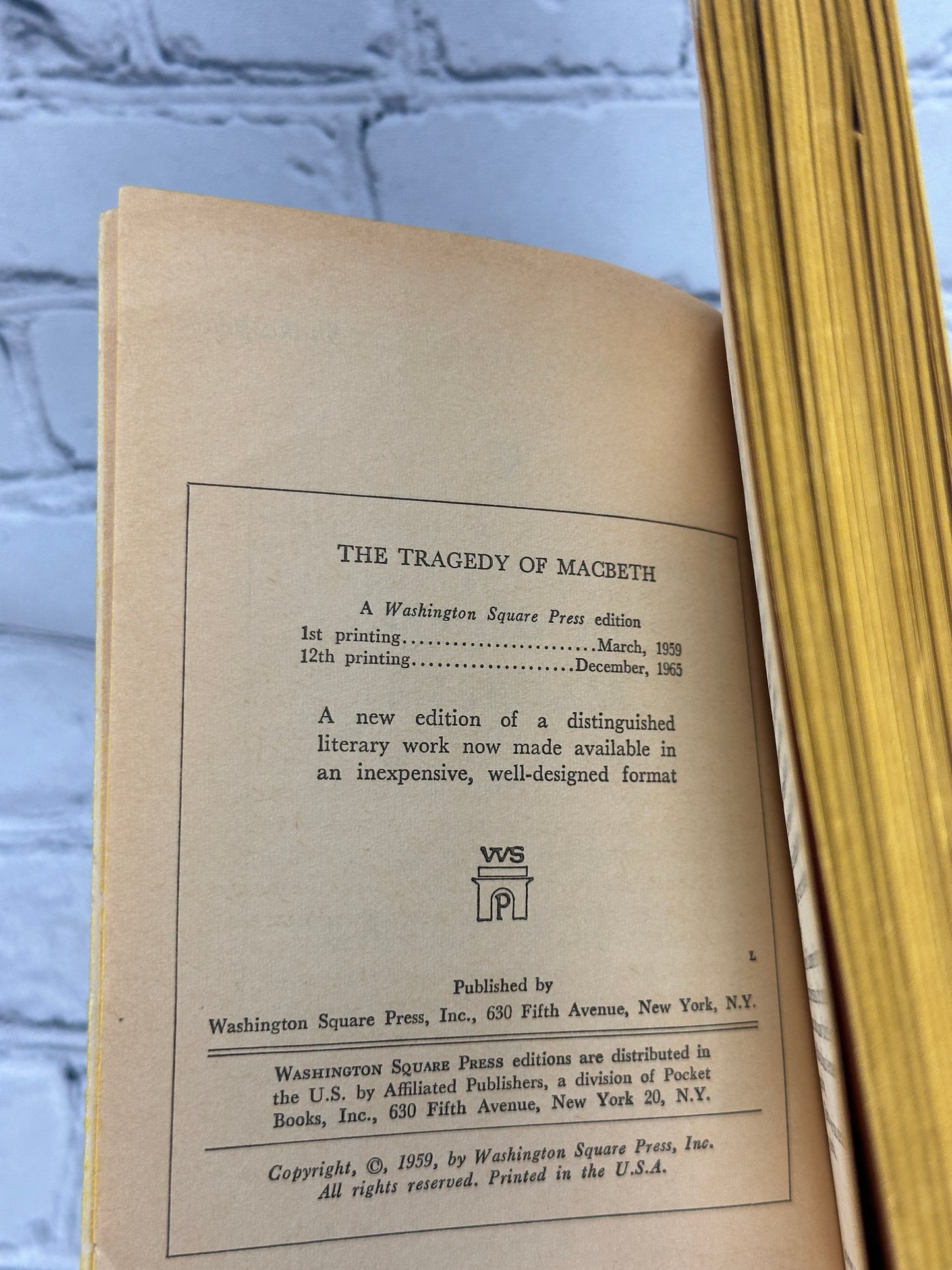 Macbeth [The Folger Library General Readers Shakespeare ·1965]