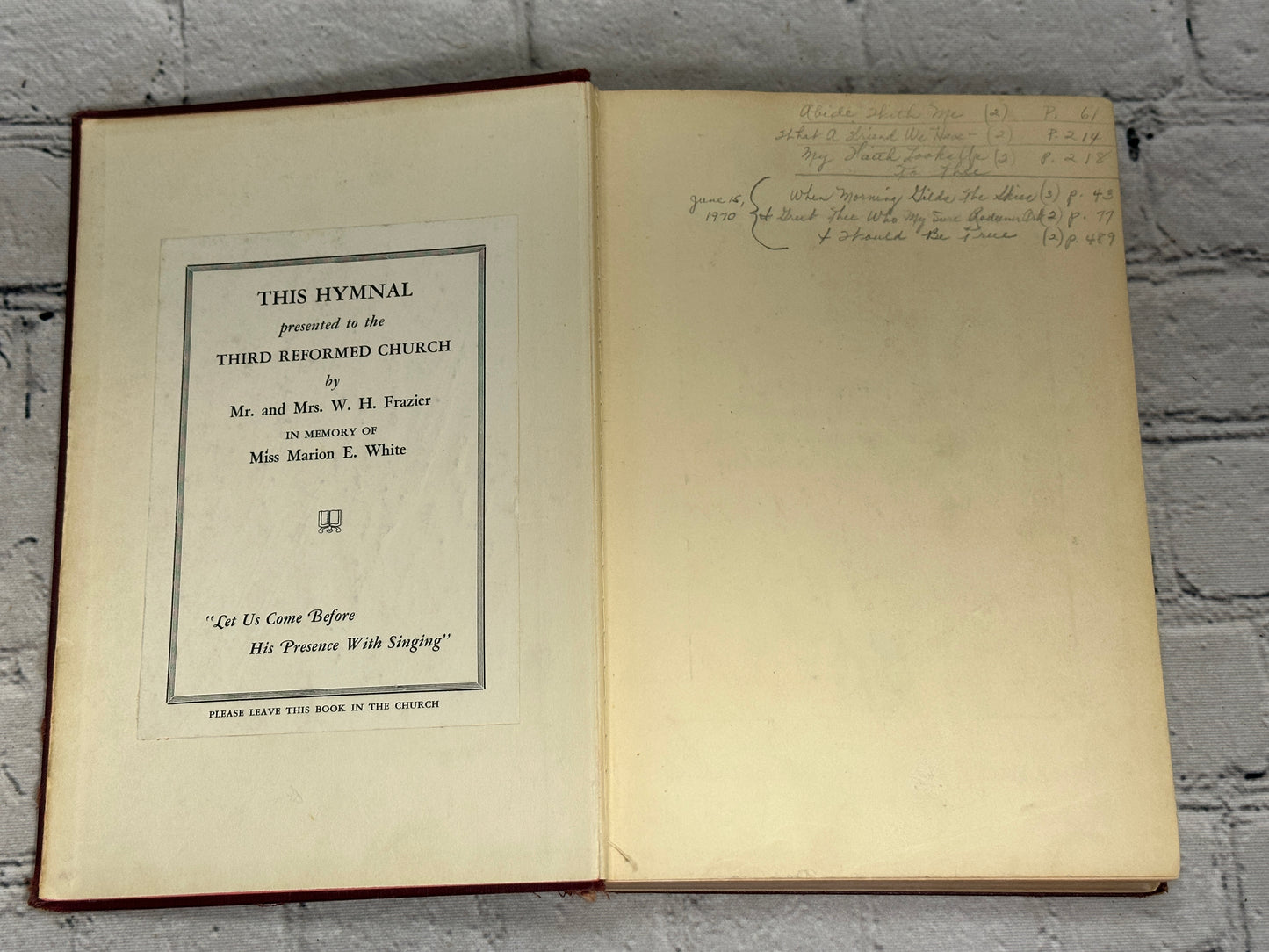 The New Church Hymnal by H. Augustine Smith (1937)