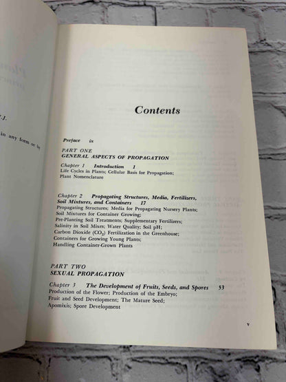 Plant Propagation: Principles and Practices
