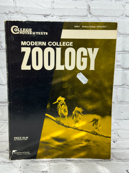 Modern College Zoology By Aaron Wasserman [1969 · College Notes & Texts]