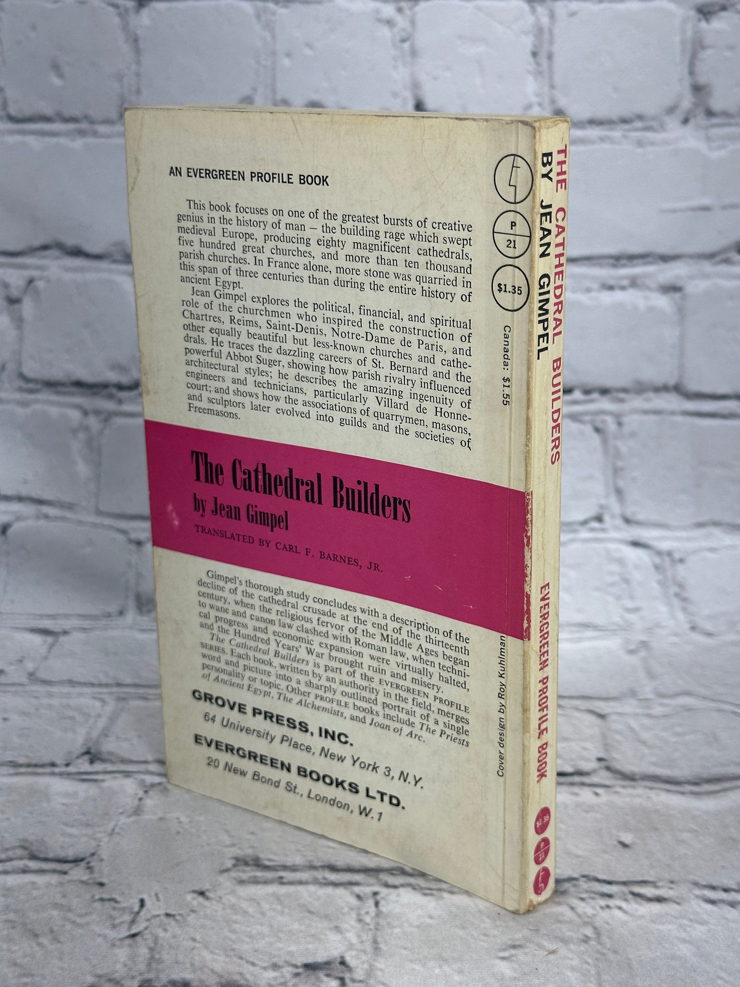The Cathedral Builders By Jean Gimpel [1961]