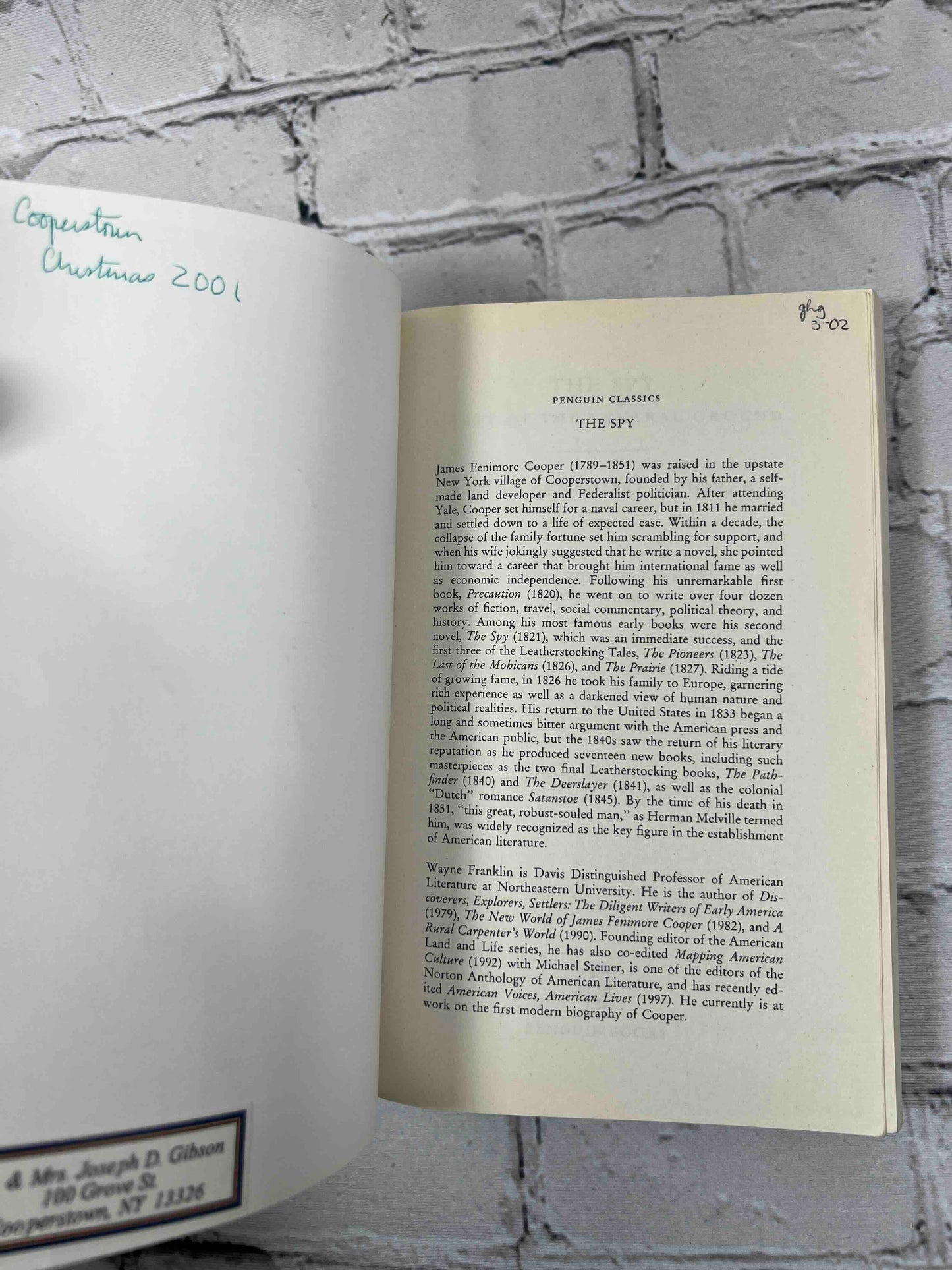 The Spy (Penguin Classics)