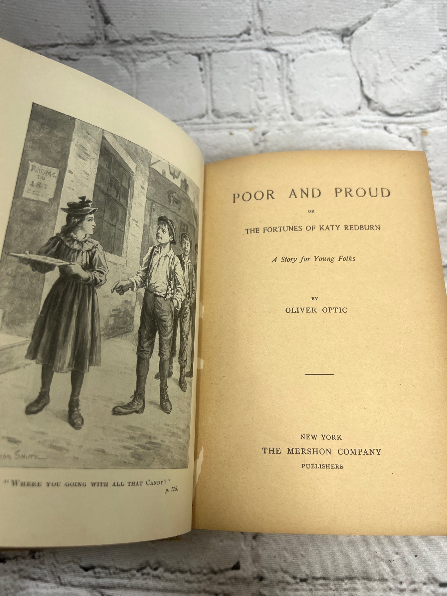 Poor and Proud or The Fortunes of Katy Red Burn by Oliver Optic [Mershon Company · 1886]