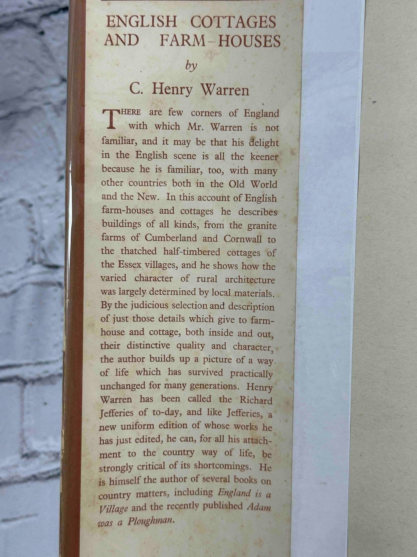 English cottages and farm-houses