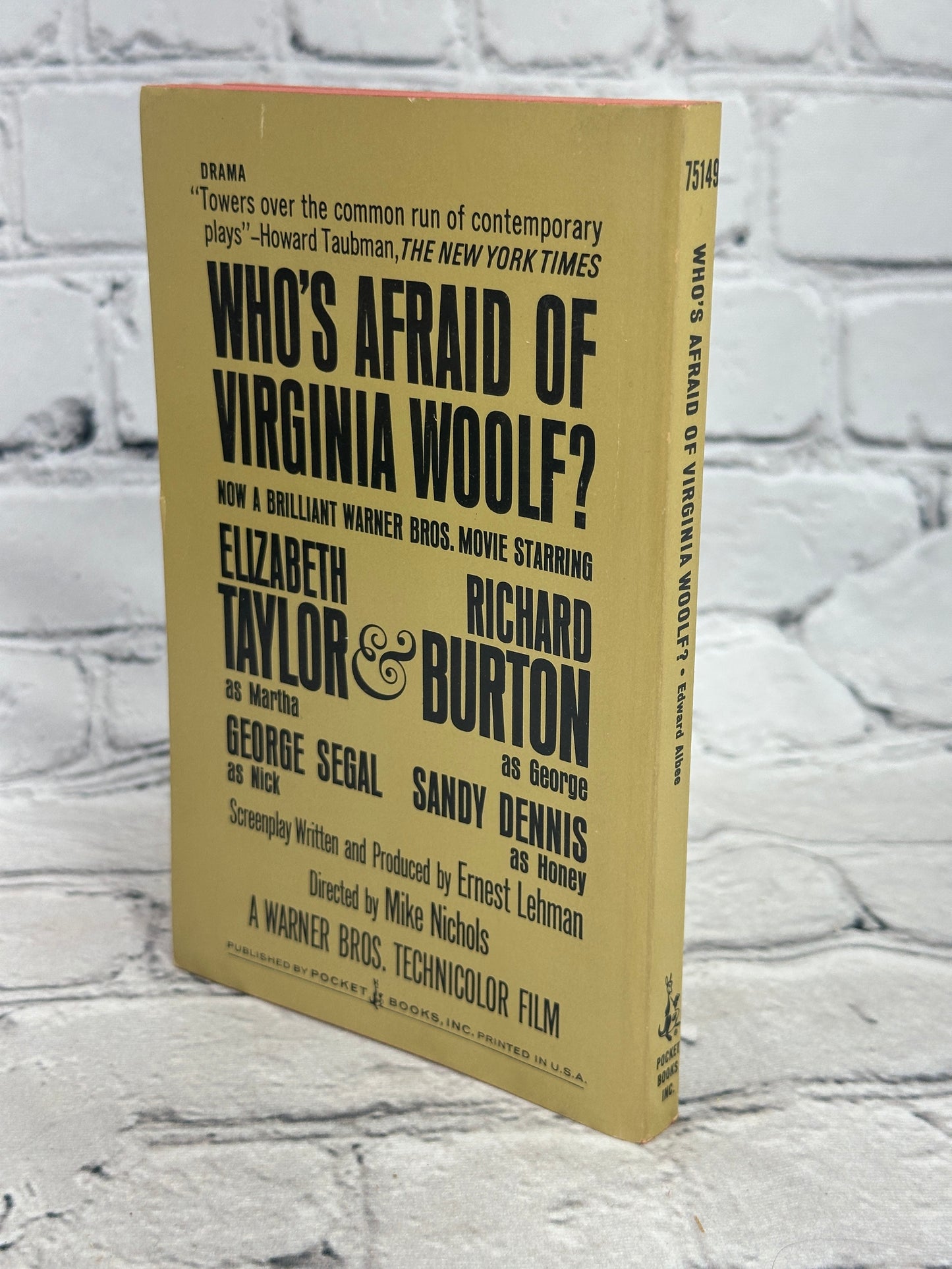 Who's Afraid of Virginia Woolf? by Edward Albee [Pocket Book · 1966]