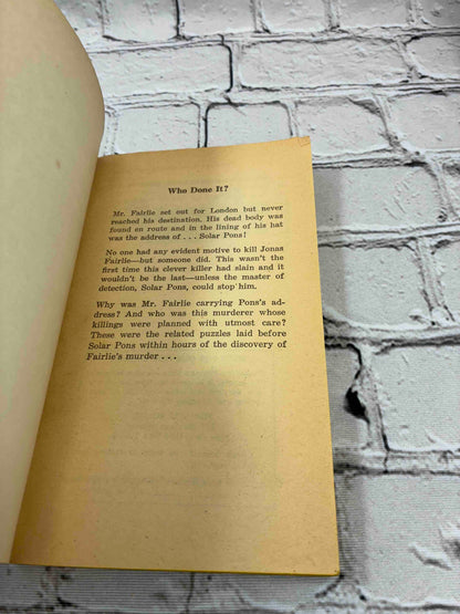 Mr. Fairlie's Final Journey (Solar Pons No. 7)