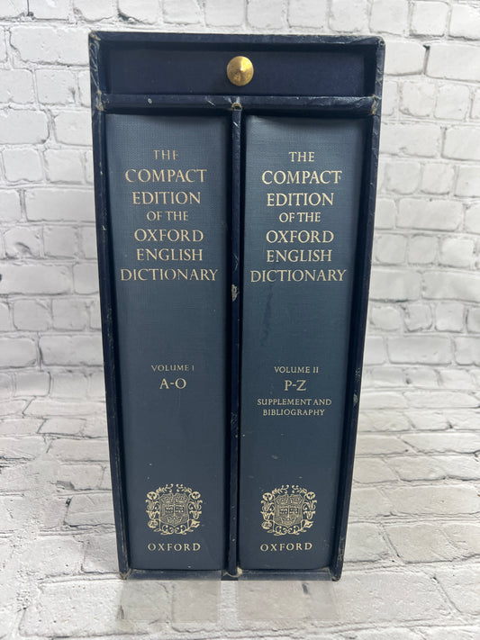 The Compact Edition of The Oxford English Dictionary [Box Set w/ Magnifying Glass · 1979]