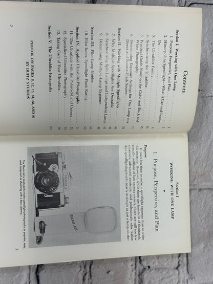 Ultrablitz Speedlight Flash Guide by Tydings & Duitz [Modern Camera Guide · 1st Print · 1960]