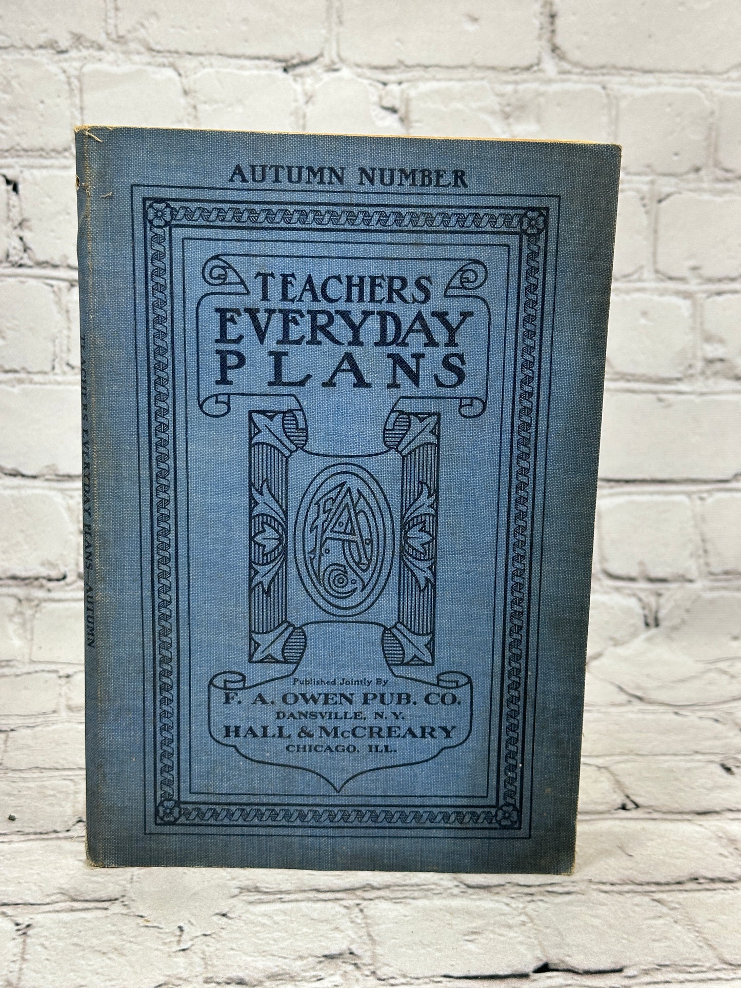 Teachers Everyday Plans: For all Grades by Petticrew & McCabe [Autumn · 1907]