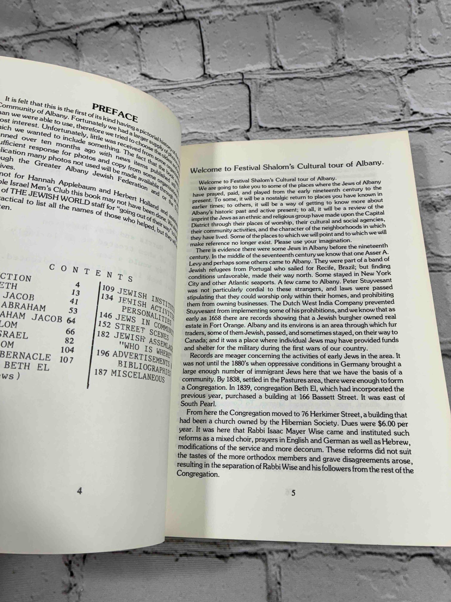 Pictorial History of Albany's Jewish Community
