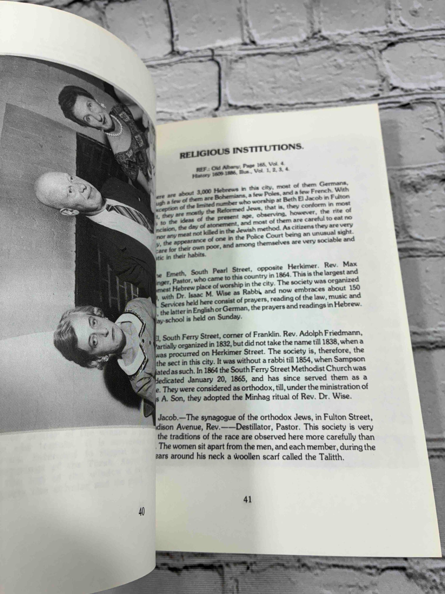 Pictorial History of Albany's Jewish Community