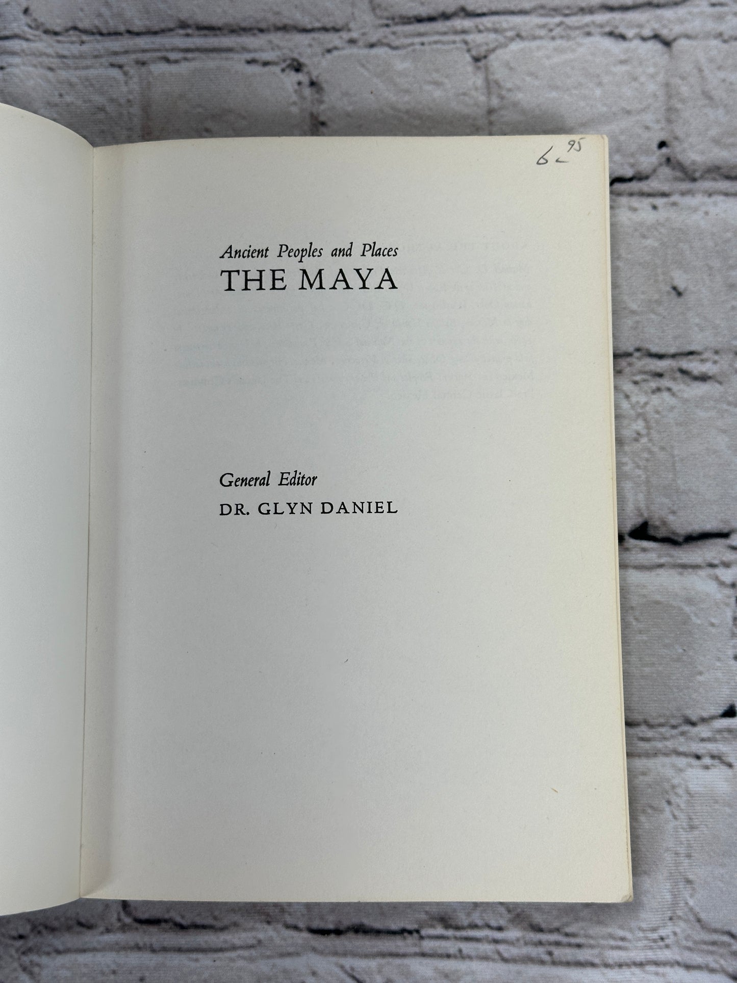 The Maya by Michael D. Coe [1977]