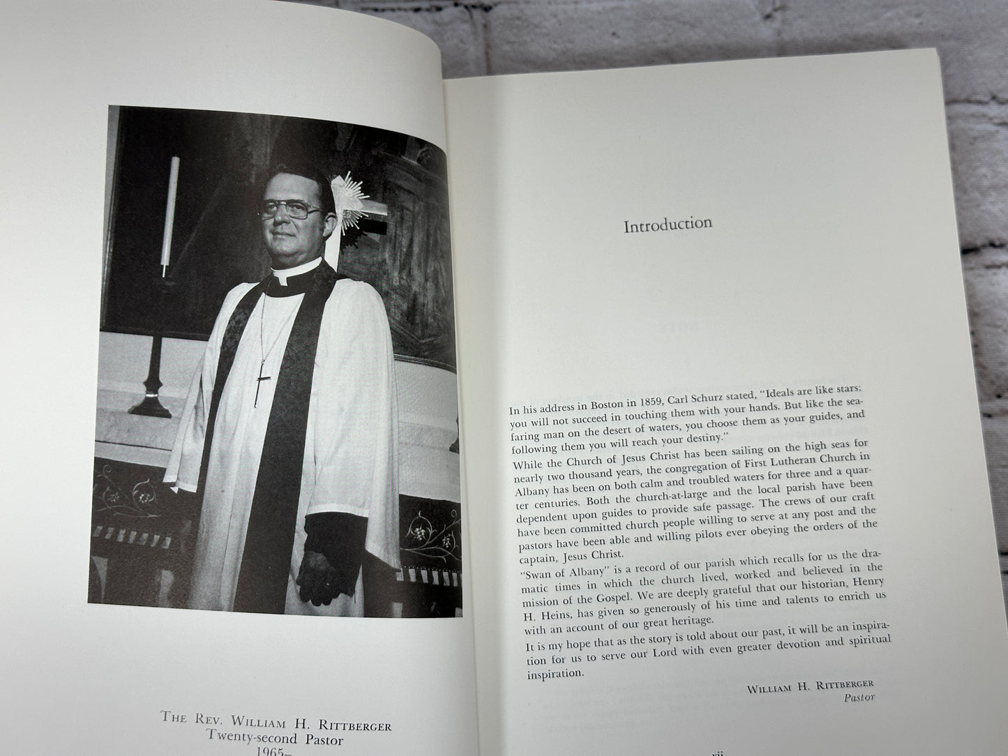 Swan of Albany: History of the Lutheran Church by Henry Heins [New York · 1976]