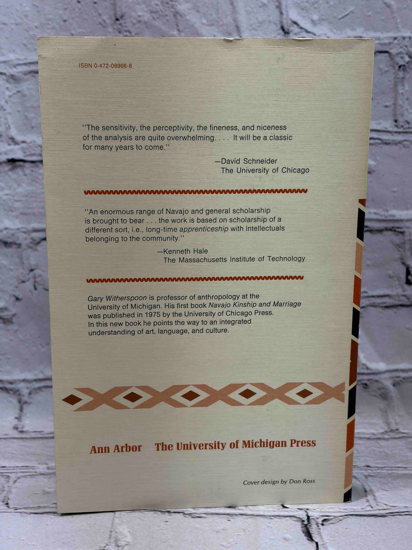 Language and Art in the Navajo Universe