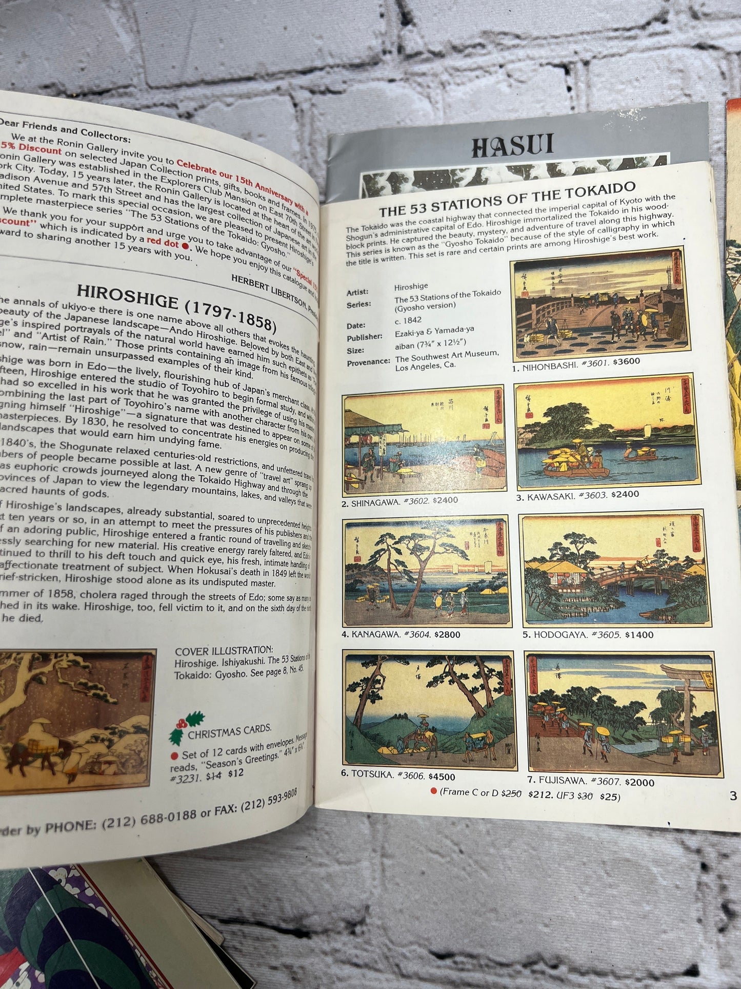 Ronin Gallery: Japan Collection [Auction Catalogs · Lot of 15 · 1990s - 2000s]