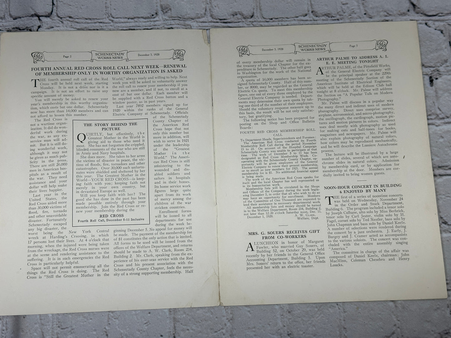 Schenectady Works News [General Electric · 5 Issues · 1920]