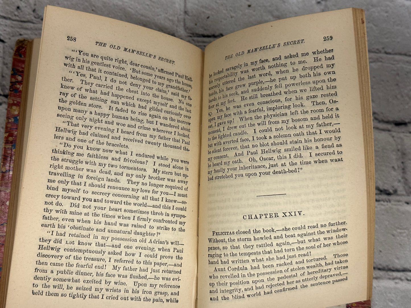 The Old Mam'Selle's Secret. After the German of E.Marlitt by A.L. Wister [1887]