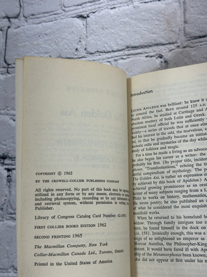 The Golden Ass  by Lucius Apuleius [1965]