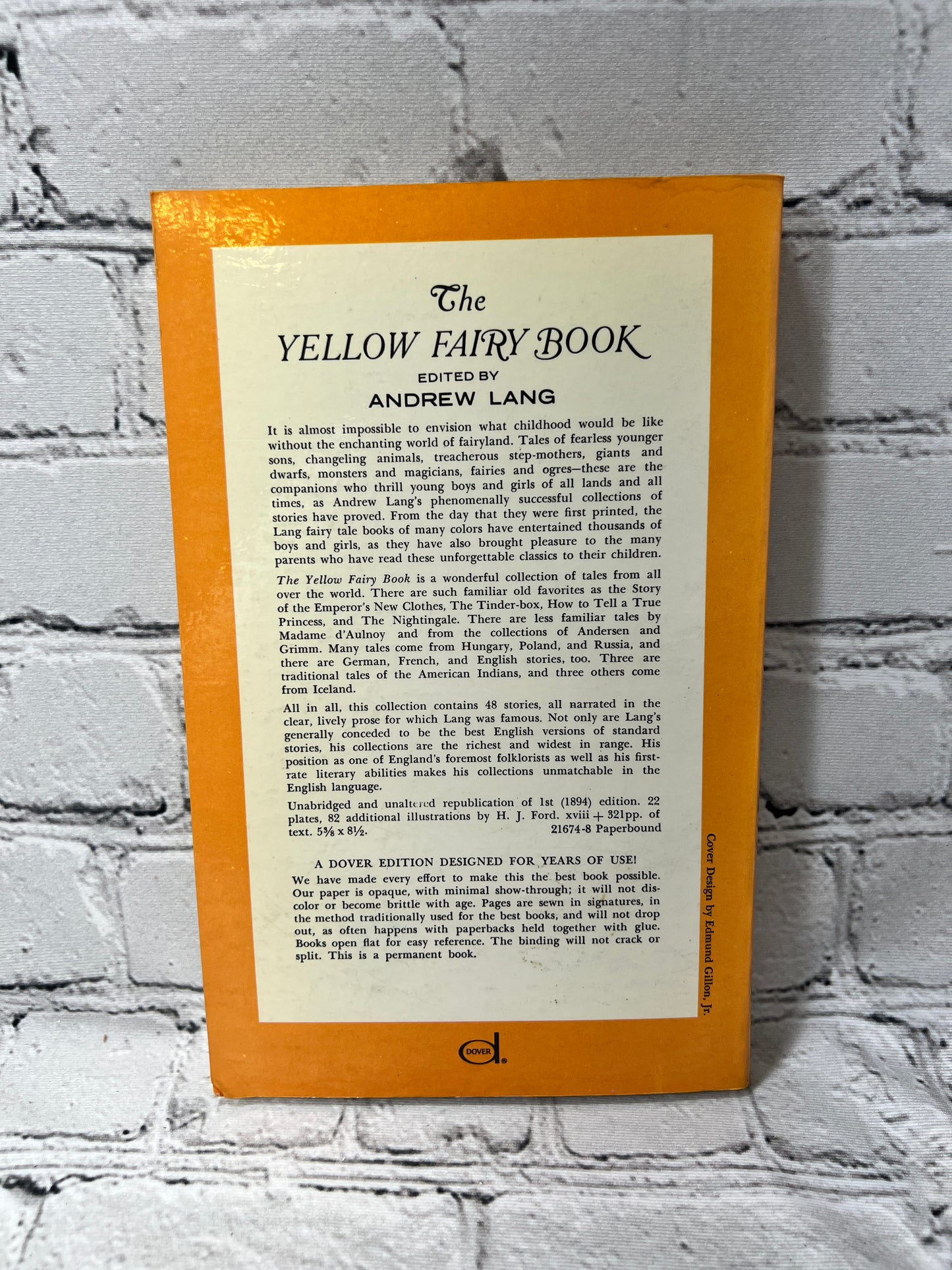 The Yellow Fairy Book by Andrew Lang [Dover Publications]