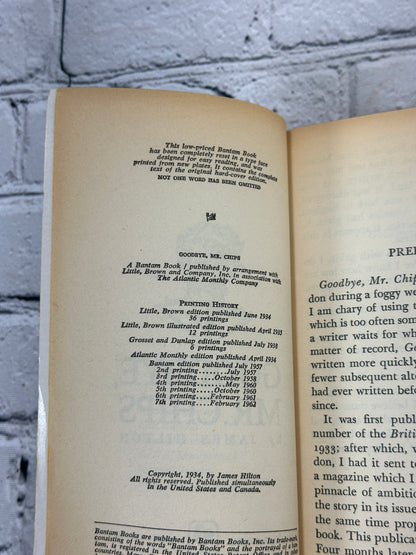Goodbye, Mr. Chips by James Hilton [1962]