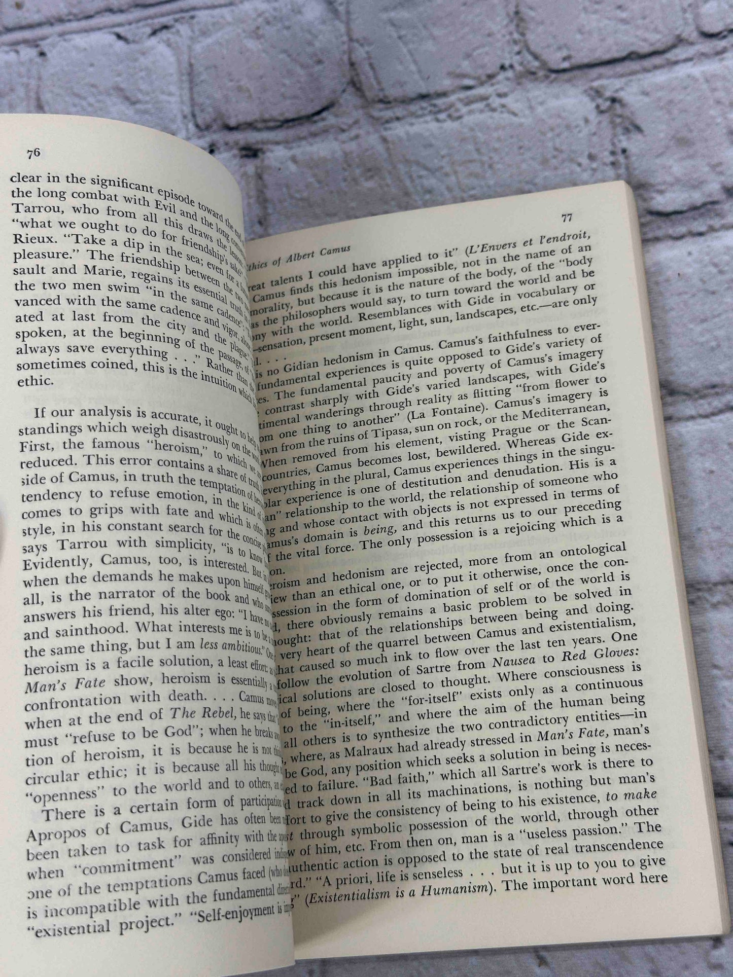 Camus: A Collection of Critical Essays