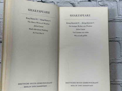 Works of William Shakespeare (Bilingual · English - German) [6 Volumes]