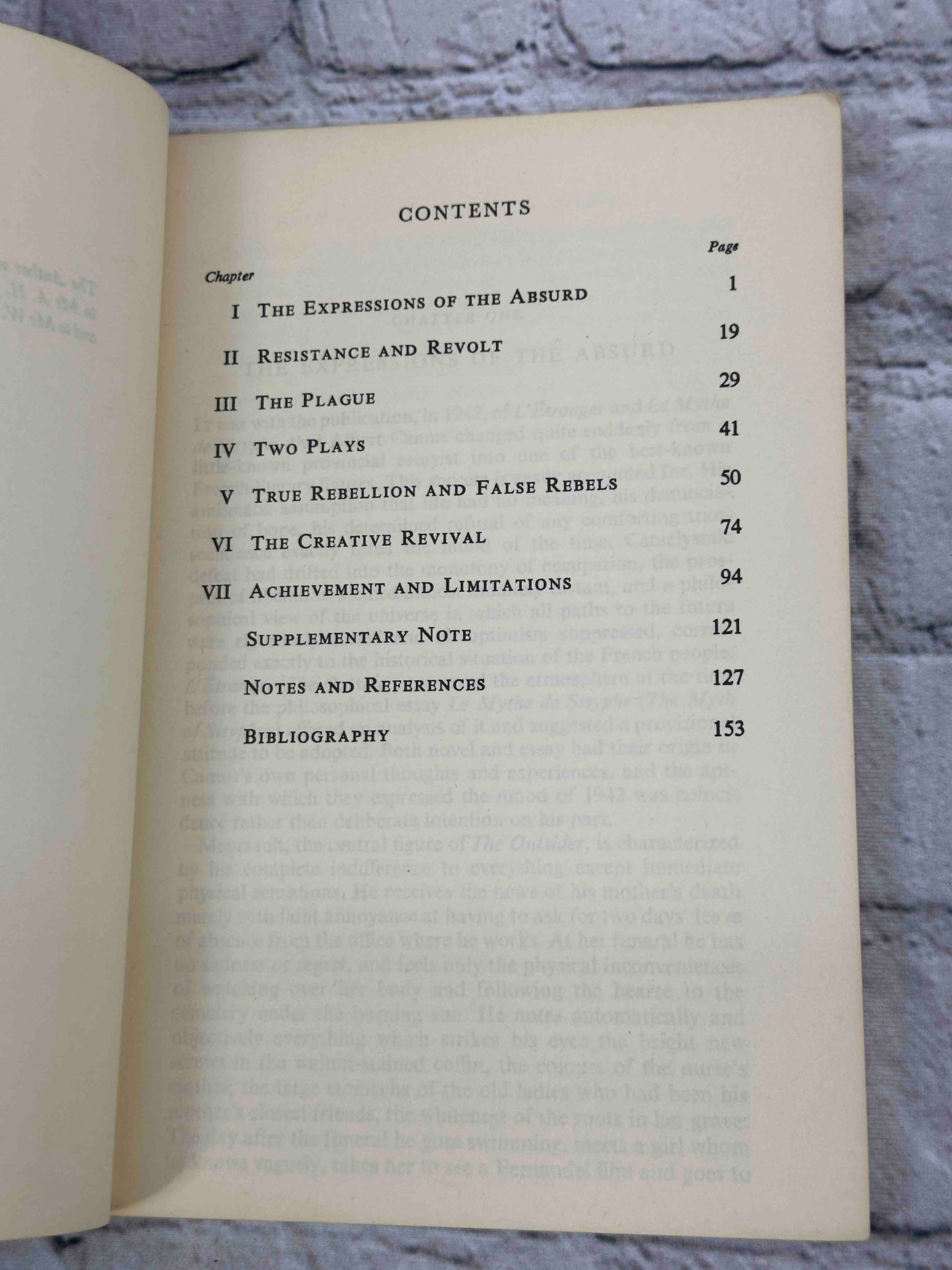 Albert Camus: A study of His Work