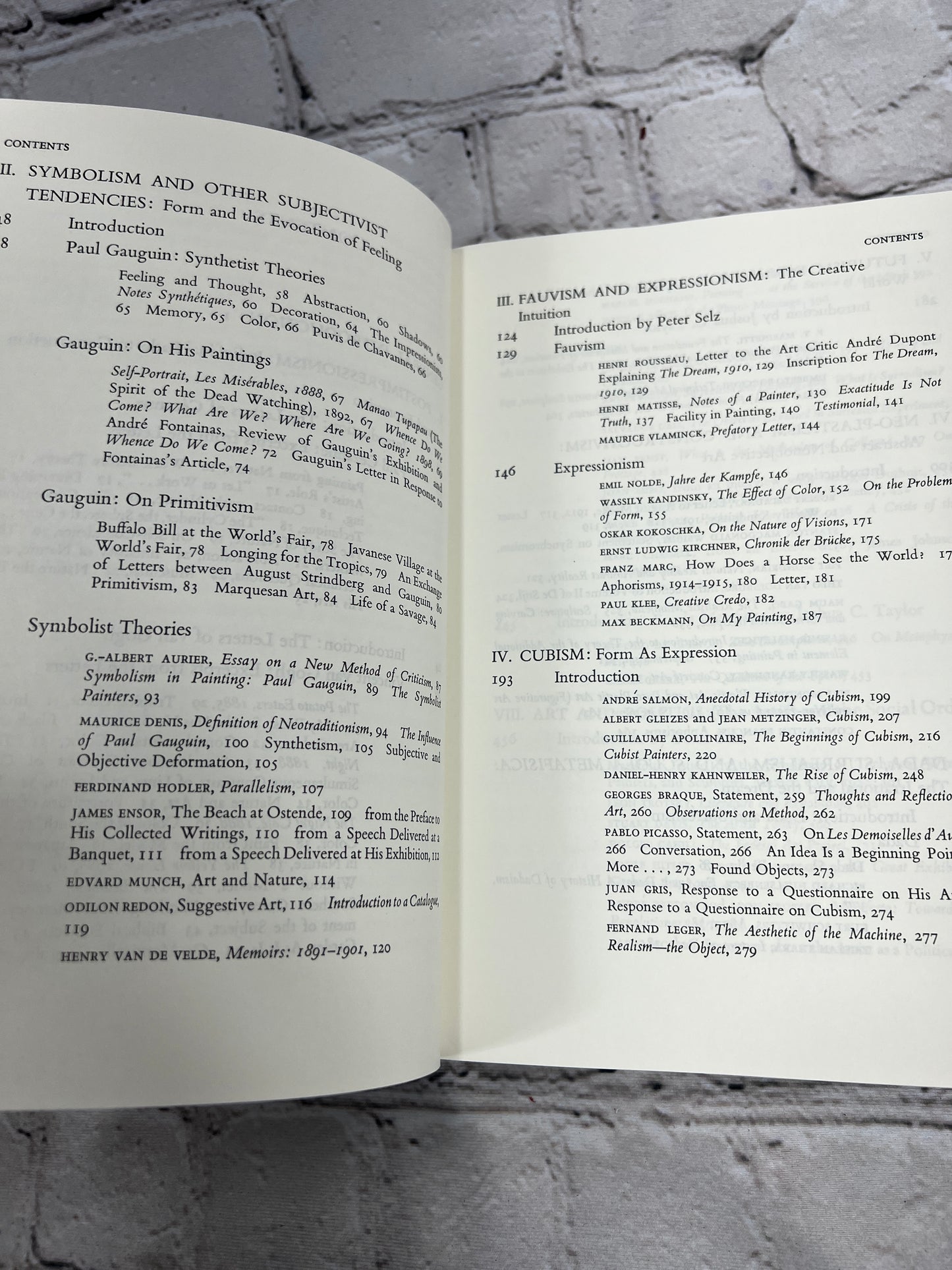 Theories of Modern Art: A Source Book by Artists & Critics by Peter Selz [1984]